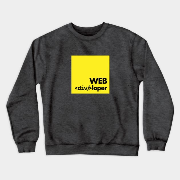 Web <div/>loper Crewneck Sweatshirt by chriskirknielsen